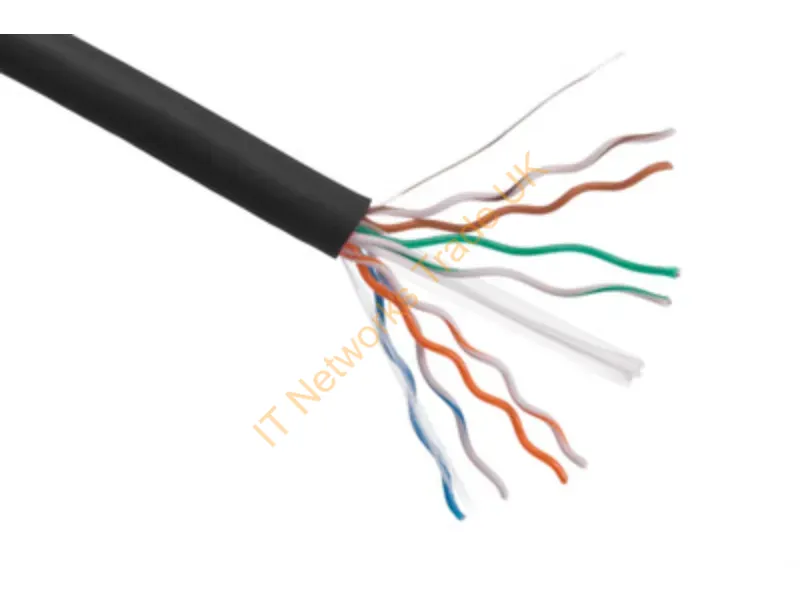 C5EBCS-K1000-AX - Axiom Cat5E, 1000Ft Networking Cable Black 12000" (304.8 M) U/Utp (Utp)