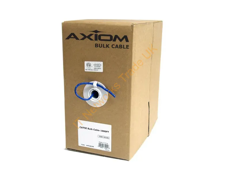 C5EBCS-O1000-AX - Axiom C5Ebcs-O1000-Ax Networking Cable Orange 12007.9" (305 M) Cat5E