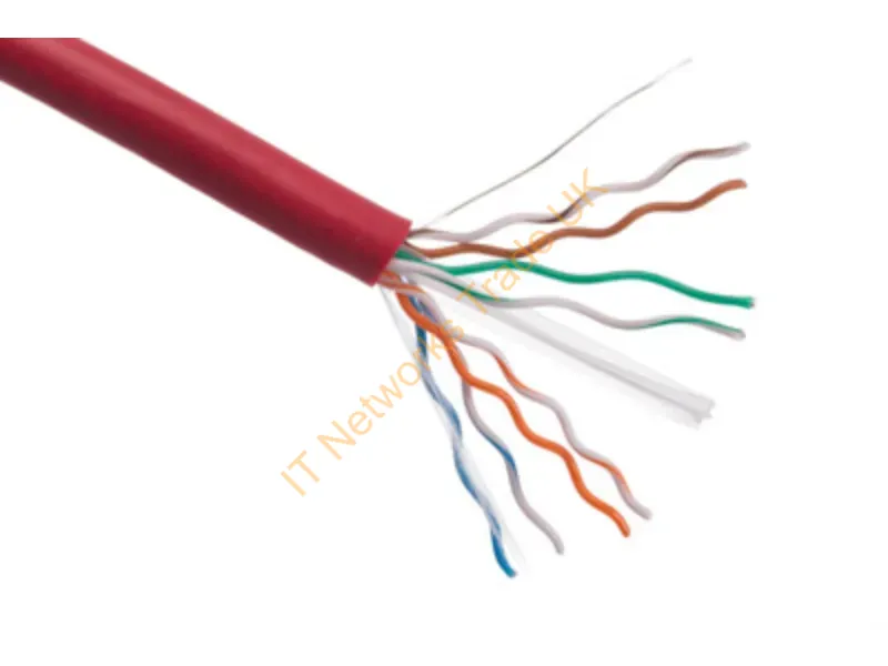 C5EBCS-R1000-AX - Axiom Cat5E, 1000Ft Networking Cable Red 12000" (304.8 M) U/Utp (Utp)