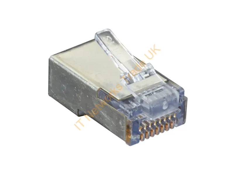C5EEZSP-25PAK - Black Box C5Eezsp-25Pak Wire Connector Rj-45 Silver