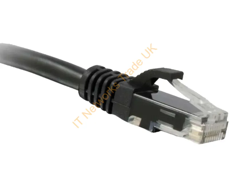 C6-BK-100-ENC - Enet Components Cat6, 100Ft Networking Cable Black 1200" (30.5 M)