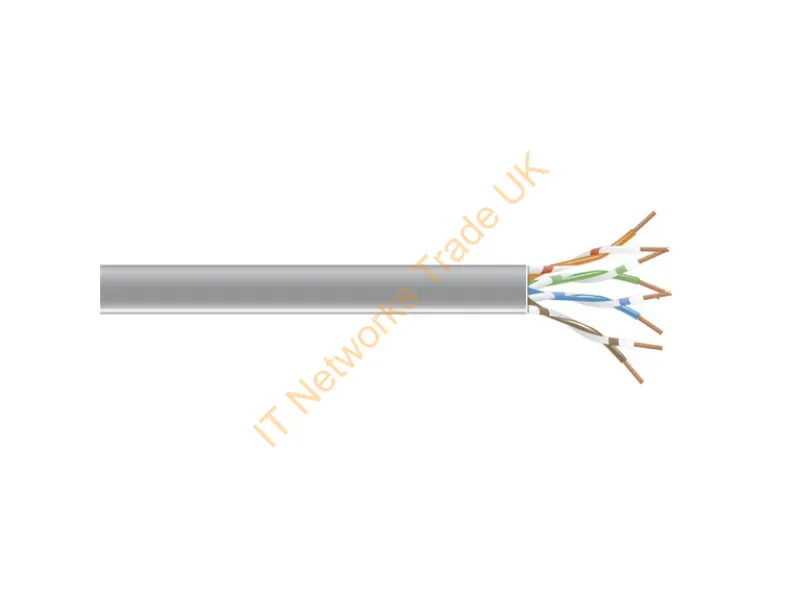 C6-CMP-SLD-GY - Black Box C6-Cmp-Sld-Gy Networking Cable Gray 12007.9" (305 M) Cat6 U/Utp (Utp)
