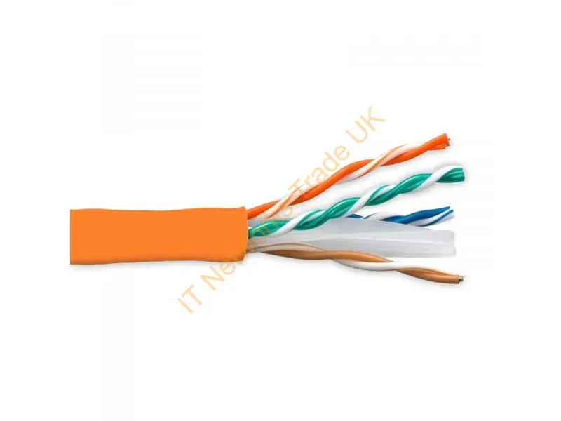 C6-SOOR-1K-ENC - Enet Components C6-Soor-1K-Enc Networking Cable Orange 12000" (304.8 M) Cat6 U/Utp (Utp)