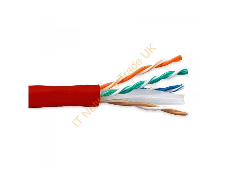 C6-SOPRD-1K-ENC - Enet Components C6-Soprd-1K-Enc Networking Cable Red 12000" (304.8 M) Cat6 U/Utp (Utp)