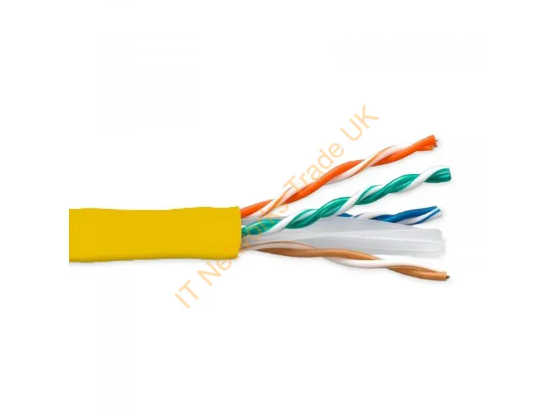 C6-STYL-1K-ENC - Enet Components C6-Styl-1K-Enc Networking Cable Yellow 12000" (304.8 M) Cat6 U/Utp (Utp)