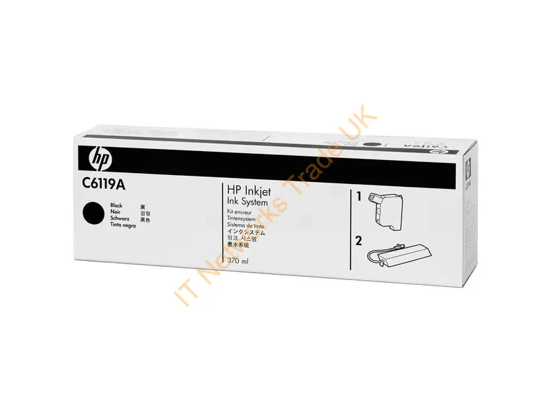 HP C6119A Printhead black, 370ml Printer