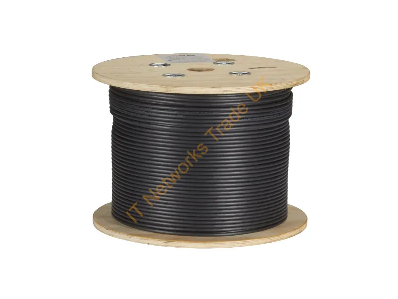 C6ABC50-STR-BK-1000 - Black Box C6Abc50 Networking Cable 12000" (304.8 M) Cat6A U/Utp (Utp)