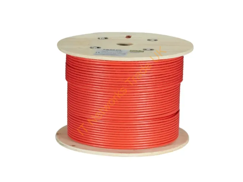 C6ABC50-STR-RD-1000 - Black Box C6Abc50 Networking Cable Red 12000" (304.8 M) Cat6A U/Utp (Utp)