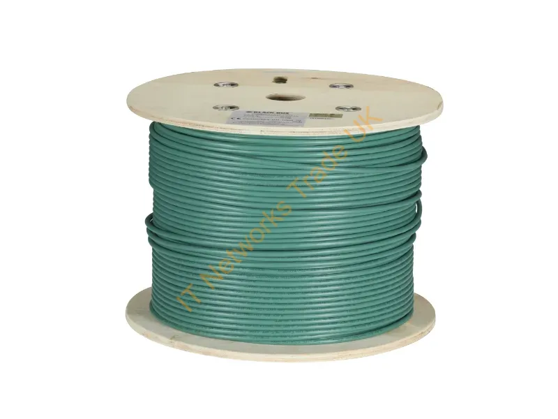 C6ABC50S-STR-GN-1000 - Black Box C6Abc50S Networking Cable Green 12000" (304.8 M) Cat6A S/Ftp (S-Stp)
