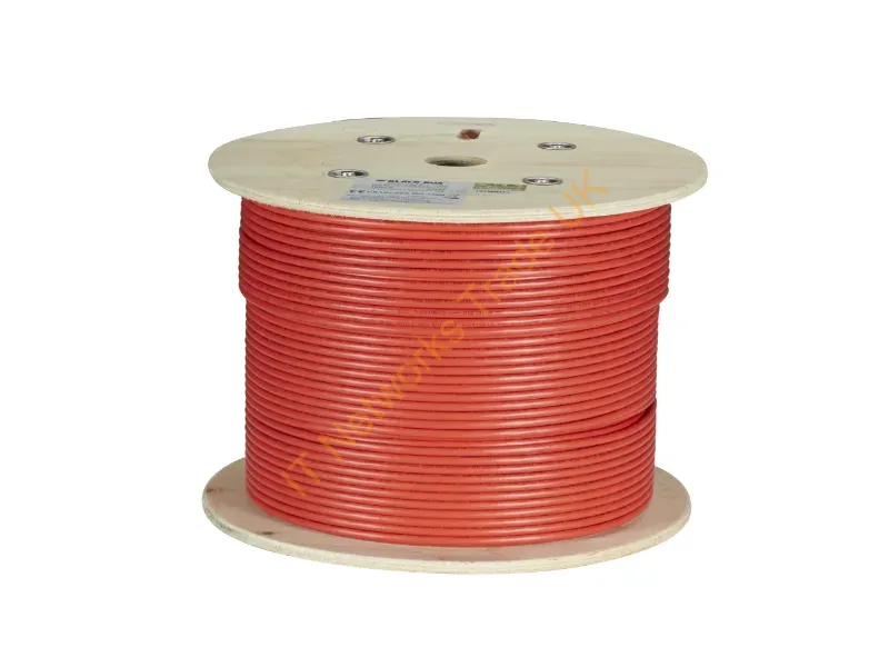 C6ABC50S-STR-RD-1000 - Black Box C6Abc50S Networking Cable Red 12000" (304.8 M) Cat6A S/Ftp (S-Stp)