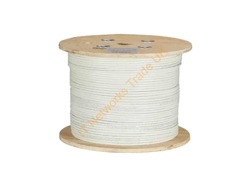C6ABC50S-STR-WH-1000 - Black Box C6Abc50S Networking Cable White 12000" (304.8 M) Cat6A S/Ftp (S-Stp)