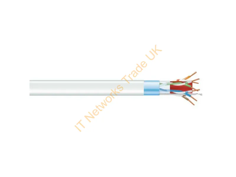 C6ABC50S-WH-1000 - Black Box Cat6A 305M Networking Cable White 12007.9" (305 M) U/Utp (Utp)