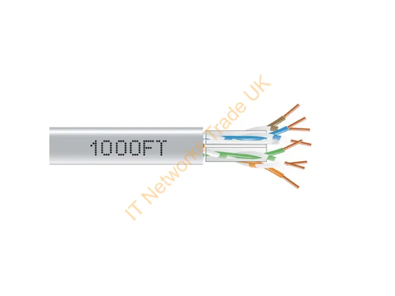 C6ABC51-GY-1000 - Black Box Gigatrue Cat6A Networking Cable Gray 12000" (304.8 M) U/Utp (Utp)