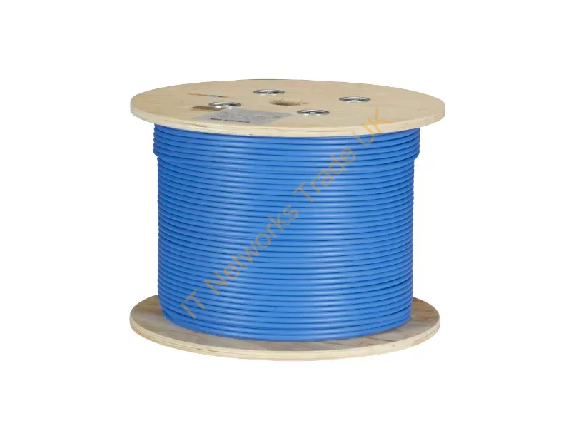 C6ABC51S-BL-1000 - Black Box Cat6A 304.8M Networking Cable Blue 12000" (304.8 M) U/Utp (Utp)