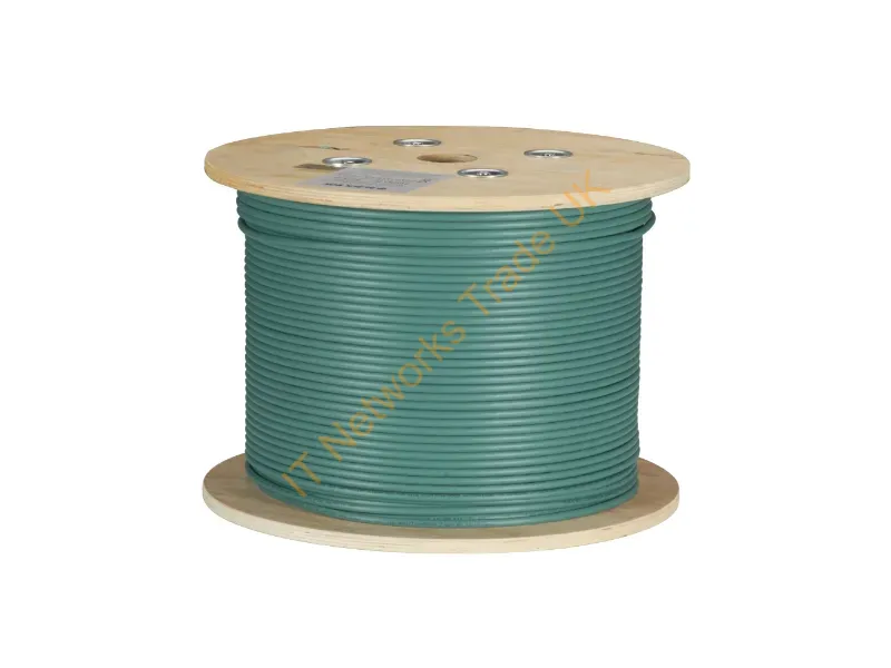C6ABC51S-GN-1000 - Black Box Cat6A 304.8M Networking Cable Green 12000" (304.8 M) U/Utp (Utp)