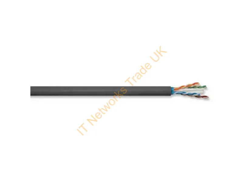 C6ASPDSBK - Hubbell Premise Wiring 23-4Pr Cat6A Utp Plenum Cablesol Bc Reduced Diameter 0.265Nextspd Ascent Black