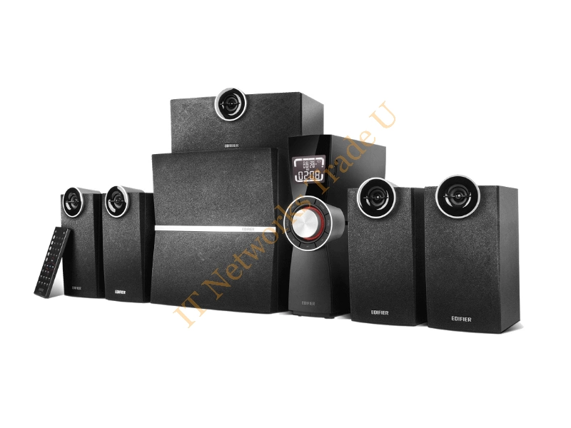 C6XD - Edifier C6XD 5.1channels 80W Black speaker set