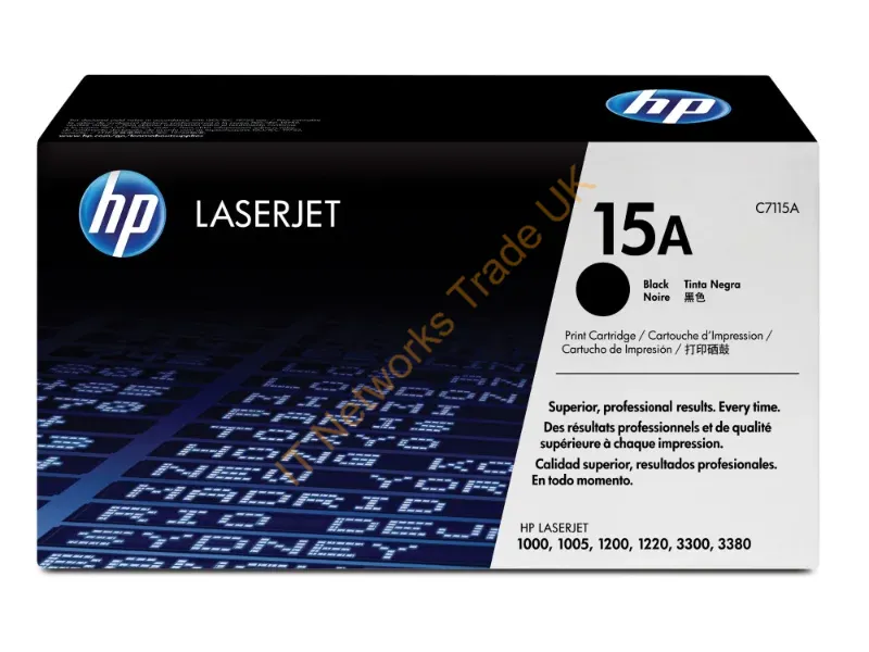 HP C7115A (15A) Toner black, 2.5K pages Accessory