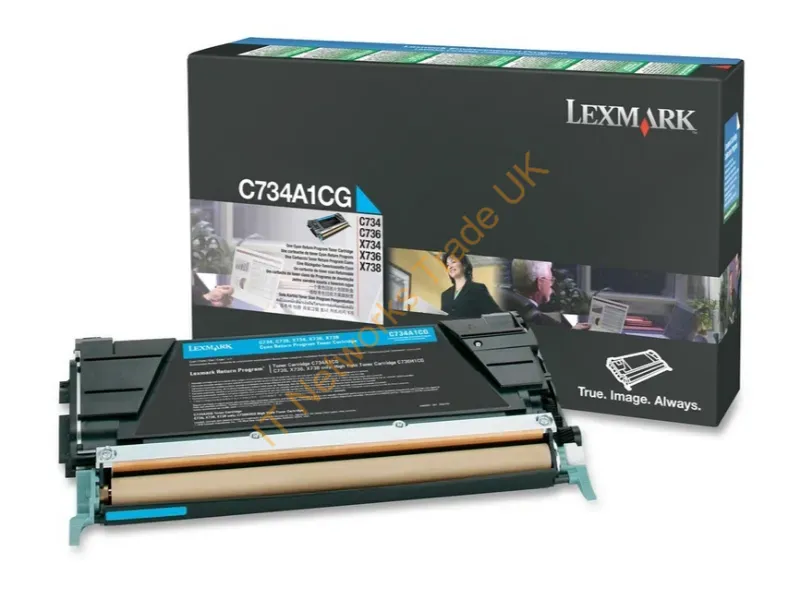 C734A1CG - Lexmark C734A1CG Toner cyan, 6K pages Accessory