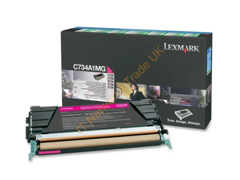 Lexmark C734A1MG Toner magenta, 6K pages Accessory