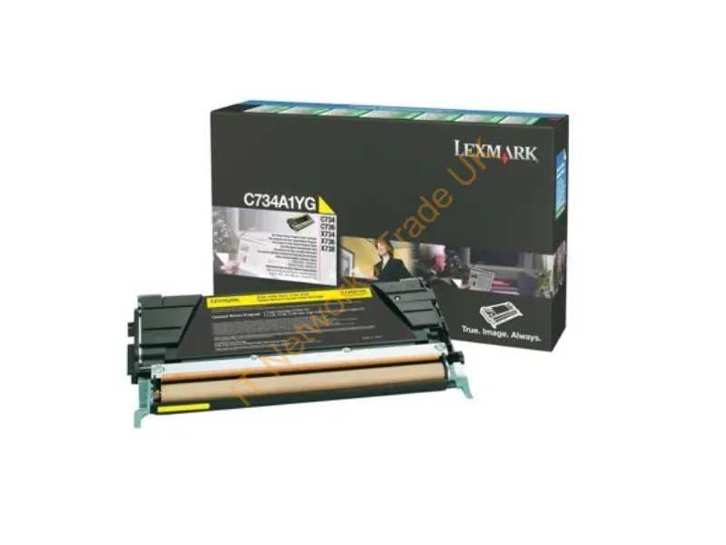 Lexmark C734A1YG Toner yellow, 6K pages Accessory