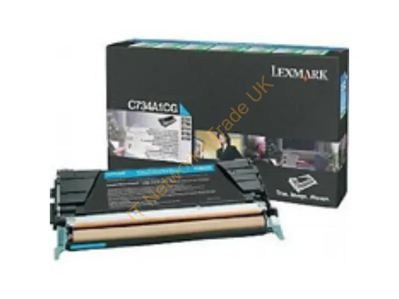C734A4CG - Lexmark C734A4Cg Toner Cartridge 1 Pc(S) Original Cyan