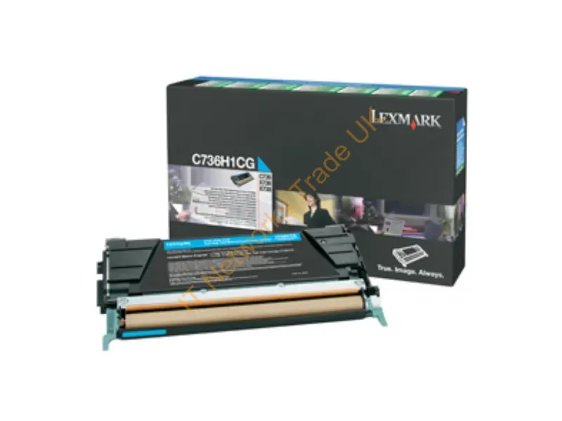 C736H1CG - Lexmark C736H1CG Toner cyan, 10K pages Accessory