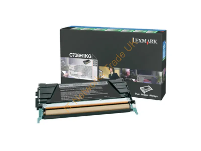 Lexmark C736H1KG Toner black, 12K pages Accessory