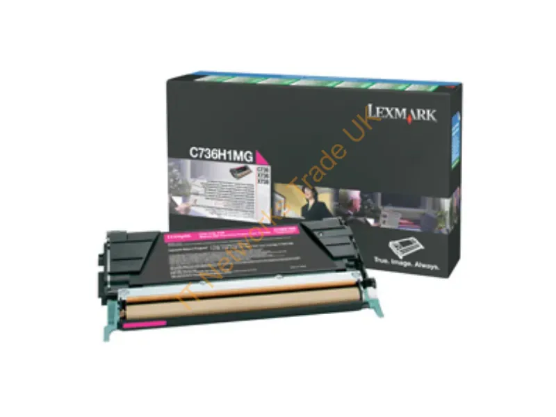 C736H1MG - Lexmark C736H1MG Toner magenta, 10K pages Accessory