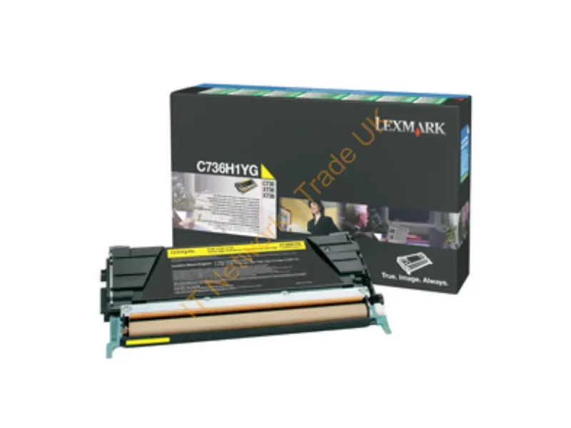 Lexmark C736H1YG Toner yellow, 10K pages Accessory