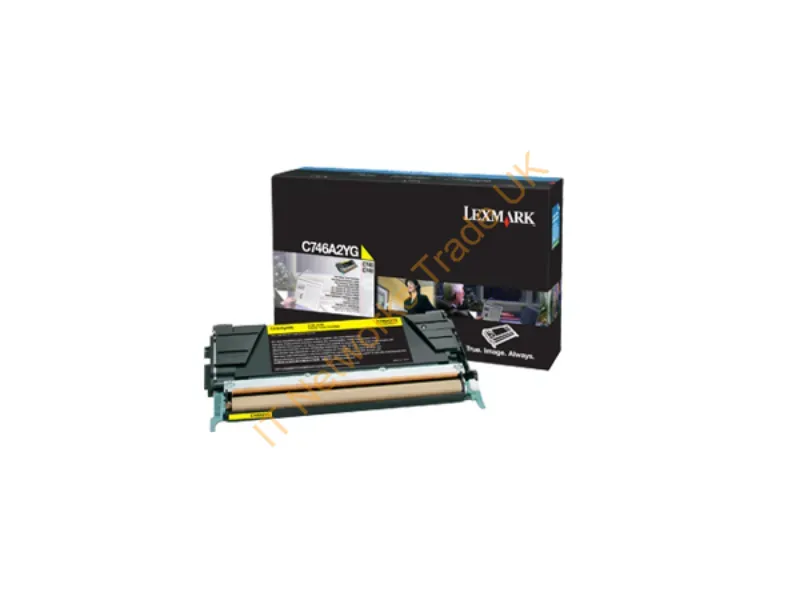 C746A2YG - C746A2Yg Toner Yellow, 7K Pages