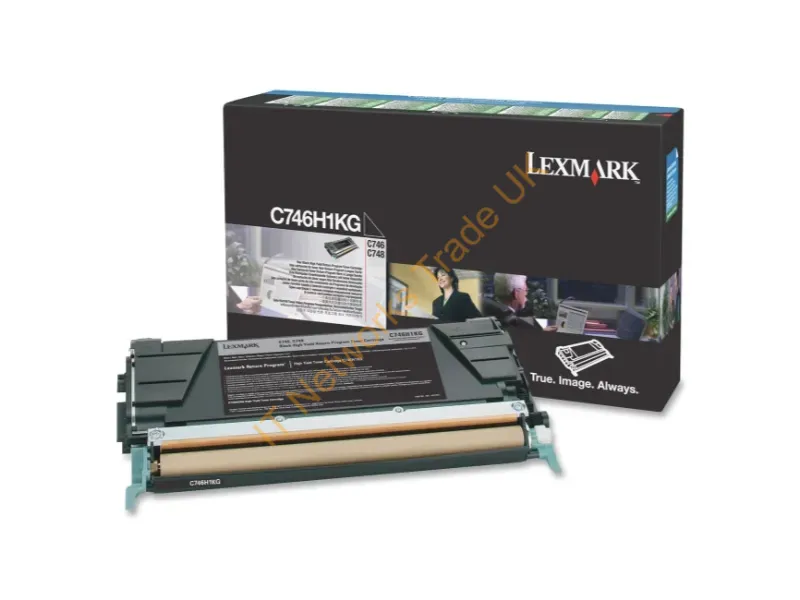 Lexmark C746H1KG Toner black, 12K pages Accessory