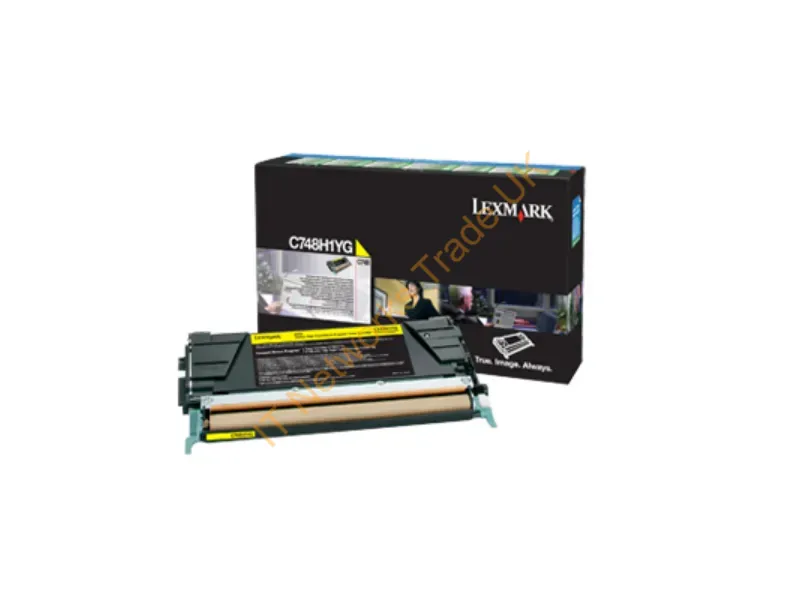 C748H1YG - Lexmark C748H1YG Toner yellow, 10K pages Accessory