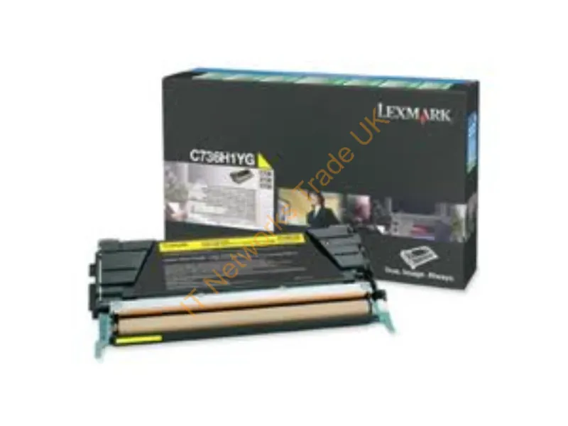 C748H4YG - Lexmark C748H4Yg Toner Cartridge 1 Pc(S) Original Yellow