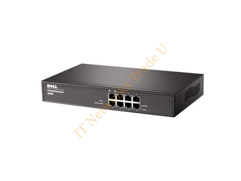 C752K Dell PowerConnect 2808 8-Ports X 10/100/1000 Base-T Managed Network Switch