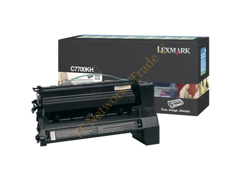 Lexmark C7700KH Toner black, 10K pages @ 5% coverage Accessory