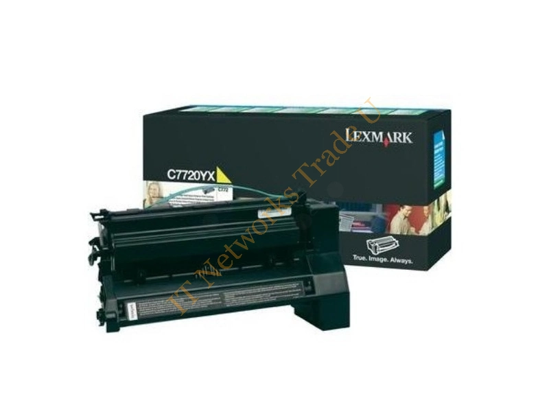 C7720YX - Lexmark C7720YX Toner yellow, 15K pages @ 5% coverage Accessory