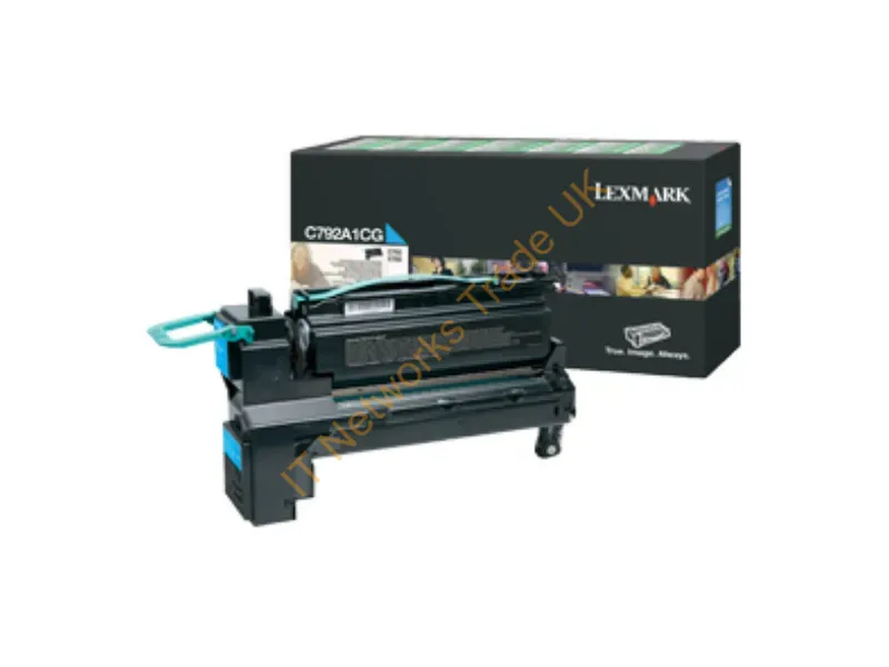 C792A1CG - Lexmark C792A1CG Toner cyan, 6K pages Accessory