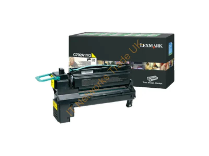 C792A1YG - Lexmark C792A1YG Toner yellow, 6K pages Accessory
