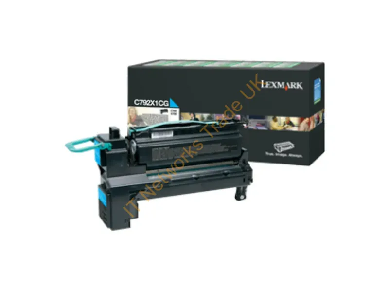 C792X1CG - Lexmark C792X1CG Toner cyan, 20K pages Accessory