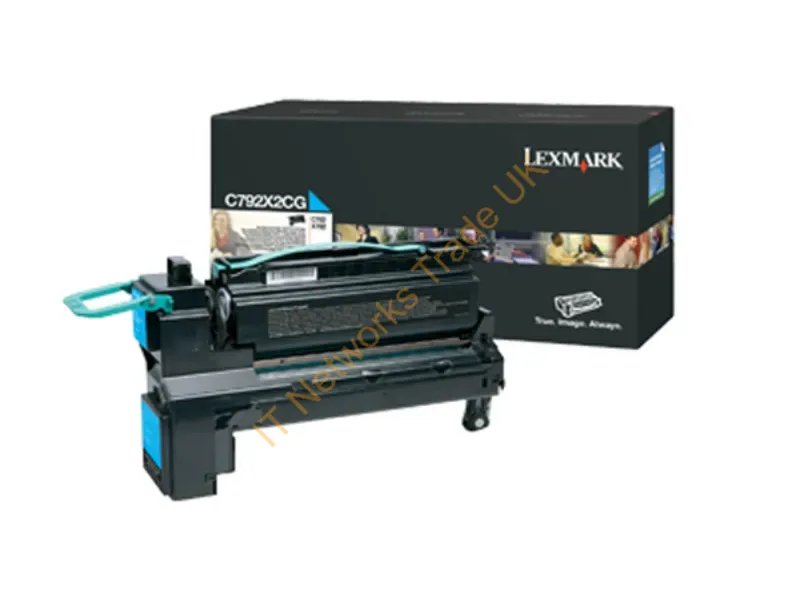 C792X2CG - C792X2Cg Toner Cyan, 20K Pages @ 5% Coverage