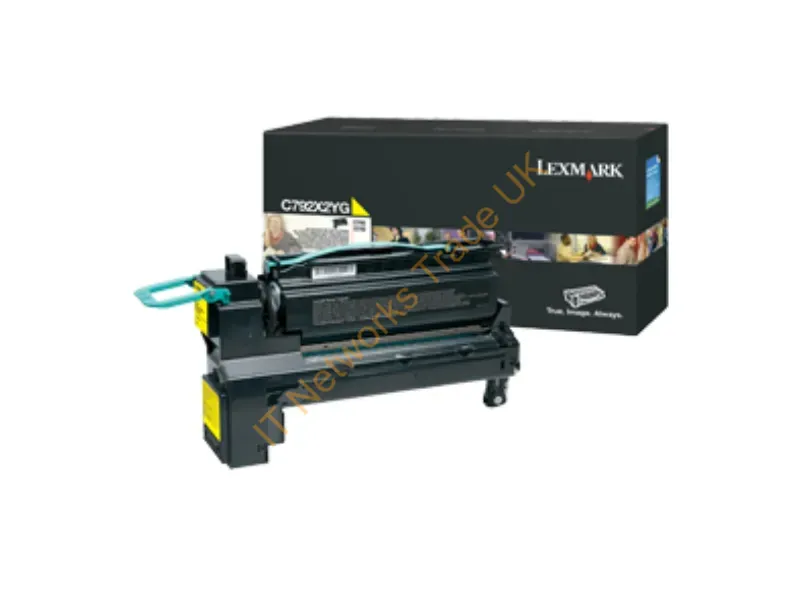 C792X2YG - C792X2Yg Toner Yellow, 20K Pages @ 5% Coverage