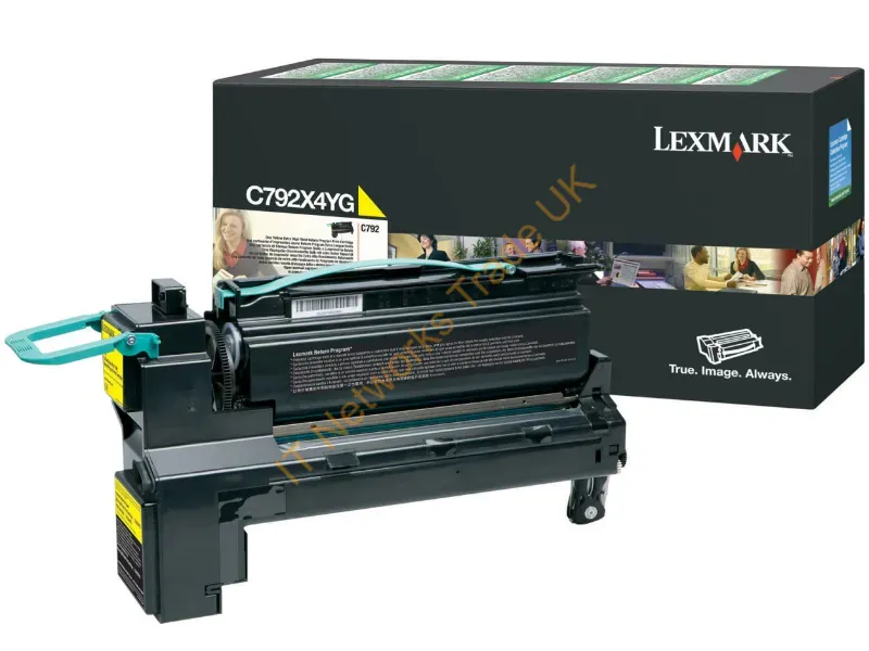 C792X4YG - Lexmark C792X4Yg Toner Cartridge 1 Pc(S) Original Yellow