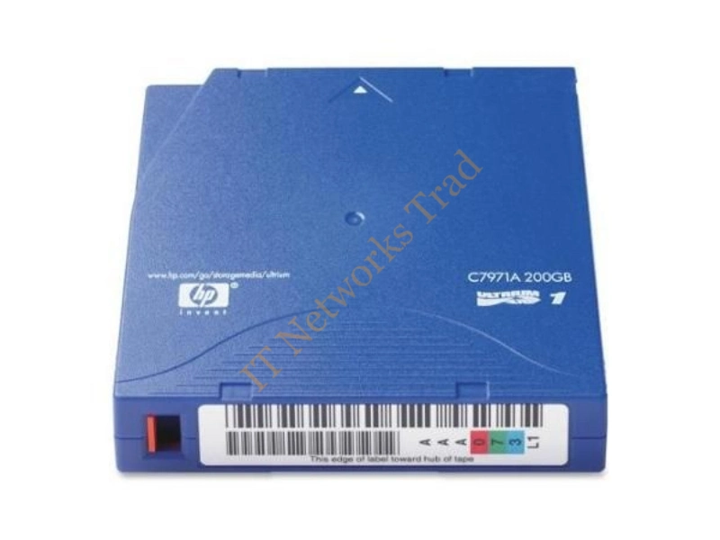 C7970A HP C7970A LTO Ultrium 1 Data Cartridge LTO-1 50 GB (Native) / 100 GB (Compressed) 1046.59 ft Tape Length 1 Pack Tape Media Storage