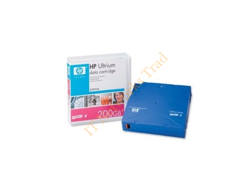 C7971A HP LTO Ultrium 1 Tape Cartridge LTO-1 100 GB Native / 200 GB Compressed 1998.03 ft Tape Length Tape Media Storage