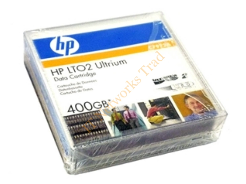 C7972A_BIN2 HP 200GB Native / 400GB Compressed LTO-2 Ultrium Data Cartridge Tape Media Storage
