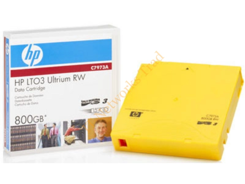 C7973A-20 HP LTO-3 Ultrium 400/800GB RW Storage Media non Custom Label Tape Data Cartridge (20-Pack) Tape Media Storage