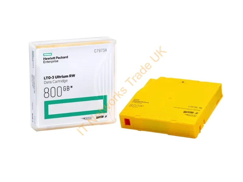 C7973A HP Lto Ultrium-3 400/800GB Rw Data Cartridge Tape Media Storage