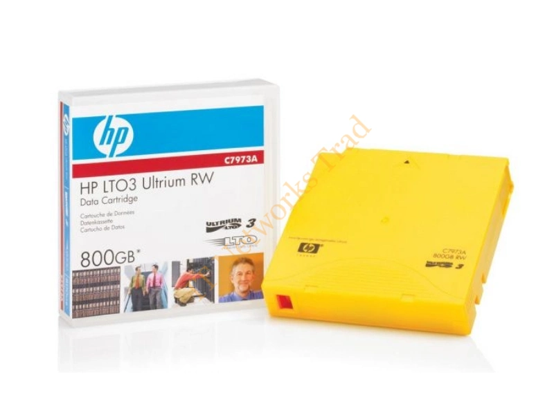 C7973AH HP LTO-3 Ultrium 400/800GB RW Storage Media non Custom Label Tape Data Cartridge Tape Media Storage