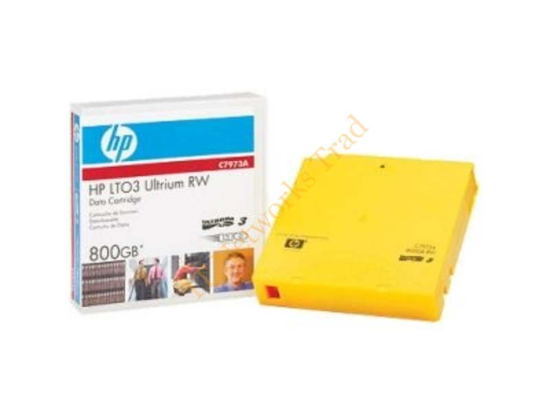 C7973AJ HP LTO-3 Ultrium 400/800GB RW Storage Media non Custom Label Tape Data Cartridge Tape Media Storage